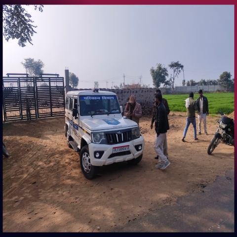 परिवहन विभाग की कार्रवाई से डंपर चालकों में मचा हड़कंप, 20260109 081113
