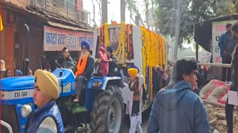 रामगढ़ में श्री गुरु गोविंद सिंह जी के प्रकाश पर्व पर भावनगर कीर्तन एवं पंच प्यारौ की अगुवाई में 20260110 181316