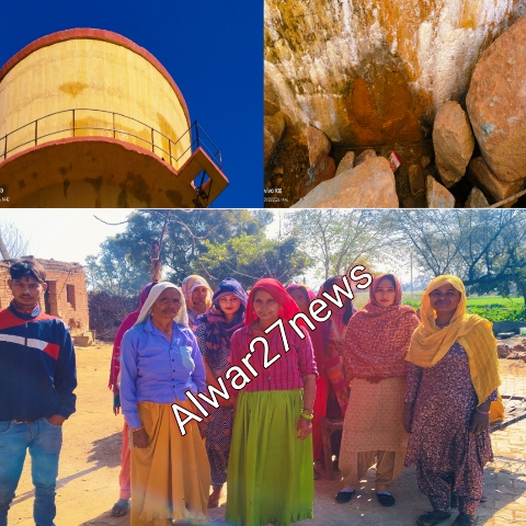 जल जीवन मिशन योजना में बनी नई पानी की टंकी में लीकेज लोगों ने किया प्रदर्शन 20260129 093054