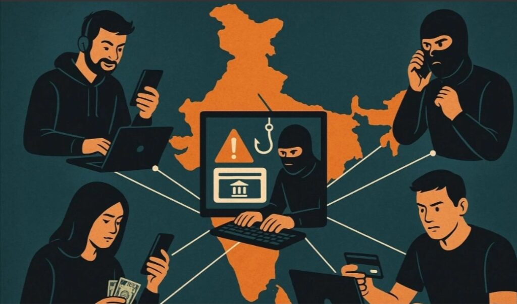 साइबर संग्राम अभियान 2.0 के तहत सोशल मीडिया के माध्यम 04 लाख 60 हजार 263 रूपये की साईबर ठगी करने वाले 02 साईबर ठग गिरफ्तार एवं 03 मोबाईल फोन व 06 सिम कार्ड बरामद । img 20260126 074002